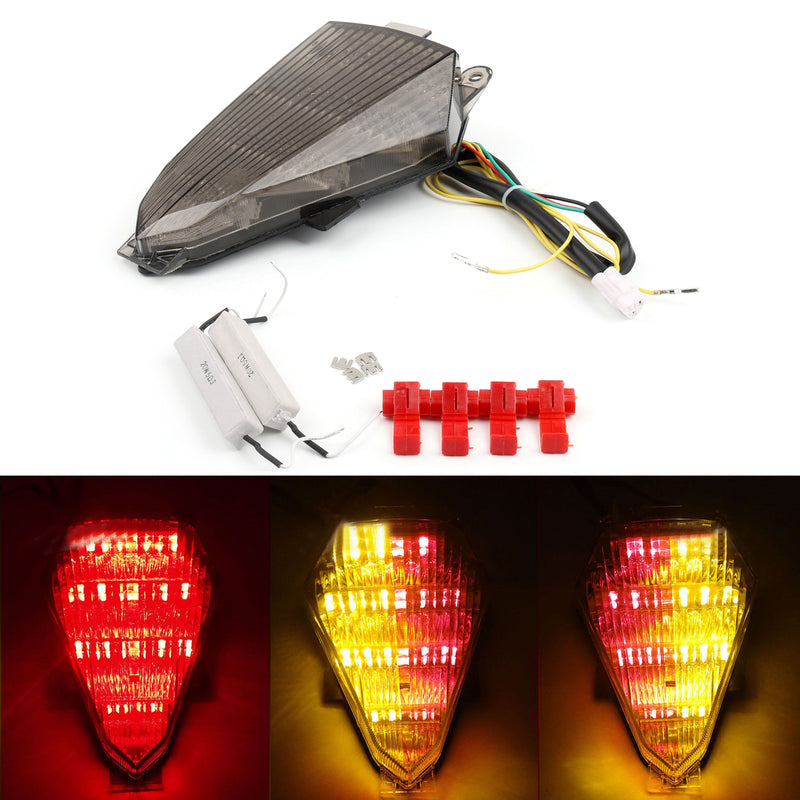 LED Integrated Turn Signals Taillight For Yamaha FZ-7 FZ7 MT-7 14-15 Smoke