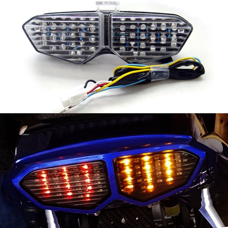 Areyourshop Integrated LED TailLight Turn Signals For Yamaha YZF R6 03-05 YZF R6S 2006-2008 Generic