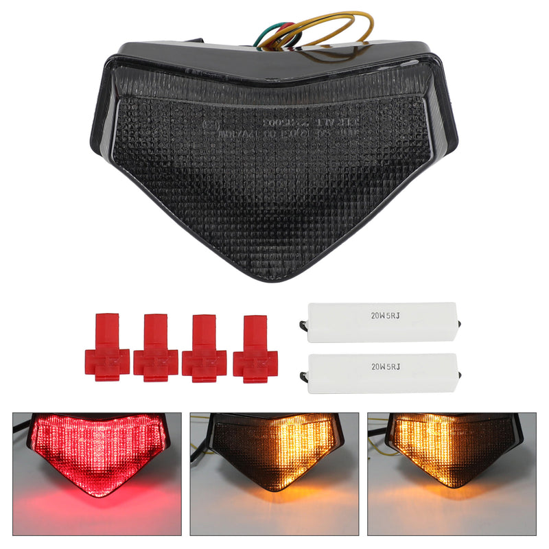 LED Taillight integrated Turn Signals For Tiger Speed Triple Sprint ST, 2 Color Generic
