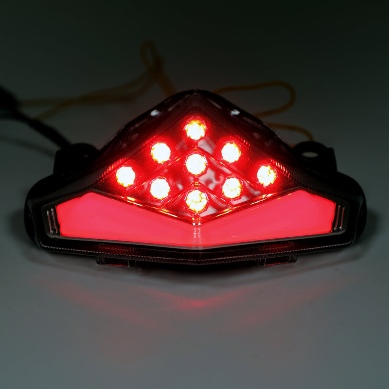 Integrated LED TailLight Turn Signals For Kawasaki ER-6 N/F (12-2014) 2 Color Generic