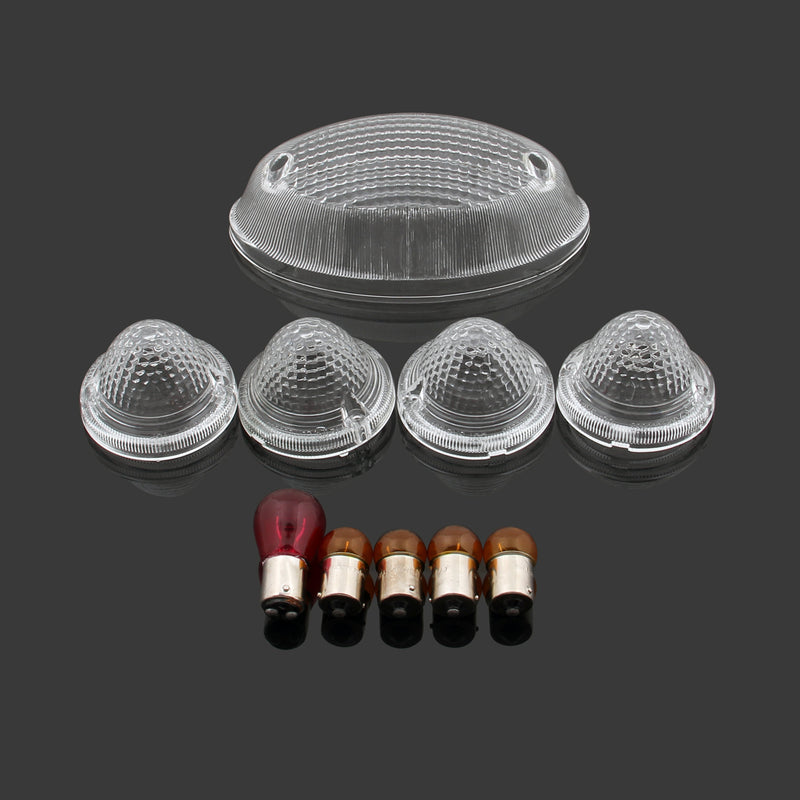 TailLight Turn Signals Cover Bulbs For Bonneville SE T100, 3 Color Generic