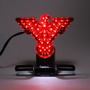 Motorcycle Eagle Led Rear Tail Light Lamp w/Plate for Harley Chopper Bobbe, 2 Color Generic