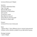 1x Brake Running Tail Light LED For Universal Motorcycle Bobber ATV Dirt Bike Generic