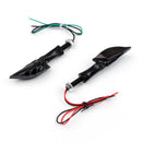 Universal Black Skeleton Hand LED Turn Signals Blinker Indicator 3 Color Generic