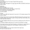 2x Harley Touring 1157 LED Daytime Turn Signal Panel Light DRL BAY15d Bulb Generic