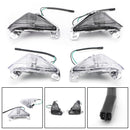 Front Turn Signals Lens For Kawasaki Ninja ZX6R ZX10R ZX14R EX650 ER-6N GTR1400