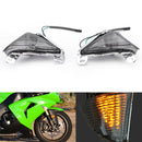 Front Turn Signals Lens For Kawasaki Ninja ZX6R ZX10R ZX14R EX650 ER-6N GTR1400
