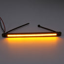 43mm-46mm Fork LED Turn Signal Strip Amber Light Kit For Harley Victory Honda Generic