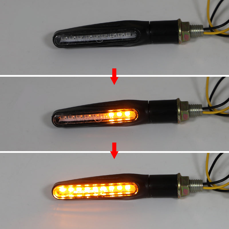 M10 Motorcycle Turn Signals Indicator Light Blinker Scooter Chopper Cafe Racer Generic