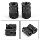 Pair CNC Billet Anti-Thief Tire Valve Stem Caps For Car Truck Bike Motorcycle