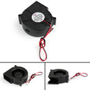 Brushless DC Cooling Blower Fan 12V 7530s 75x75x30mm 0.18A Sleeve 2 Pin