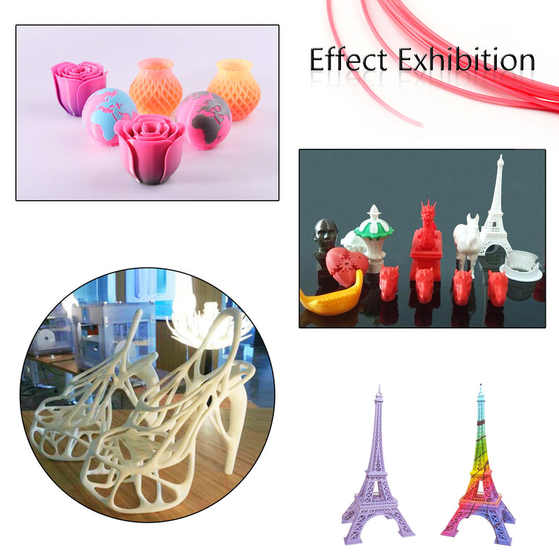 3D Printer Filament 1.75mm PETG 1kg For Drawing Print Pen MakerBot White