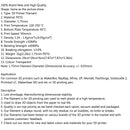 3D Printer Filament 1.75mm PETG 1kg For Drawing Print Pen MakerBot Transparent