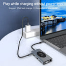 15 In 1 Wireless Charger Docking Station USB 3.0 HD+VGA+USB3.0*4+USB2.0*3+SD+PD