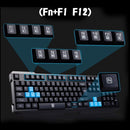 Multimedia 2.4GHz Wireless Gaming Keyboard with USB Ergonomic Mouse DPI Control