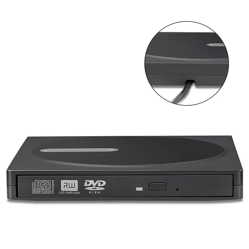 6X Blu ray Burner USB External Super Slim BD DVD CD RW Disc Writer Movie Player
