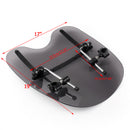 Large 19x17 Windshield Windscreen For Sportster Dyna Glide Softail Touring Generic