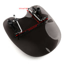 Large 19x17 Windshield Windscreen For Sportster Dyna Glide Softail Touring Generic