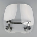 Large 19x17 Windshield Windscreen For Sportster Dyna Glide Softail Touring Generic