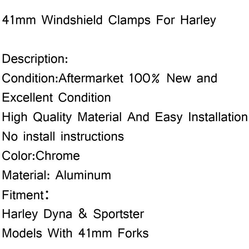 Windscreen Windshield For Harley Davidson Sportster XL883 86-2010 XL1200 (1988-2011), Clear Generic