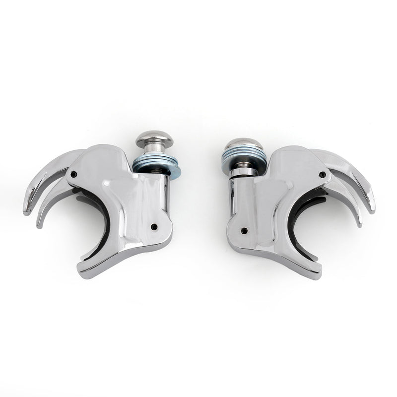 41mm Windshield Windscreen Clamps For Harley Dyna Sportster XL 883 1200, Chrome