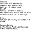 5 Fairing Windshield Windscreen For 14-17 Harley Electra Street Glide Generic