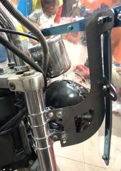 ABS Front Fork Windshield WindScreen For Honda Kawasaki Harley Suzuki Yamaha Generic