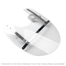 ABS Front Fork Windshield WindScreen For Honda Kawasaki Harley Suzuki Yamaha Generic