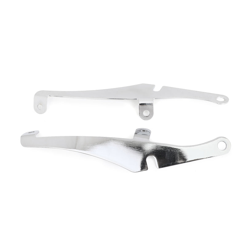 49MM Windshield Bracket Holder Clamps Chrome for Dyna Sportster XL 883 XL1200 Generic