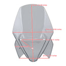 Bmw F900R 2020-2021 Abs Plastic Motorcycle Windshield Windscreen