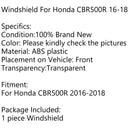 1 piece Motorcycle ABS Windscreen Windshield for Honda CBR500R 2016-2018 Generic