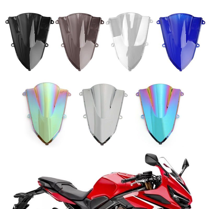 1x ABS Plastic Motorcycle Windshield Windscreen For Honda CBR500R CBR 500 R 2019