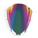 Kawasaki ZX6R 2005-2008 /ZX10R 2006-2007 Windshield WindScreen Double Bubble 7 Color