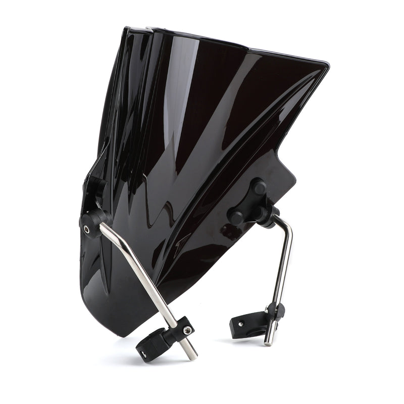 Universal 7/8'' 22mm Handlebar ABS Plastic Motorcycle Windshield WindScreen Generic