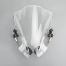 Universal 7/8'' 22mm Handlebar ABS Plastic Motorcycle Windshield WindScreen Generic
