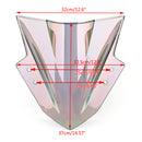 Windshield WindScreen Double Bubble For Kawasaki Ninja 300 EX300 2013-2017 Generic