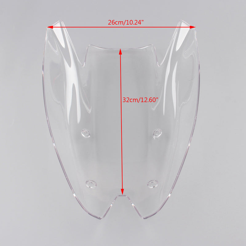 Windshield WindScreen Double Bubble For Kawasaki Z1000 (2010-2013) 5 Color Generic