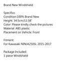 ABS Motorcycle Windshield Windscreen For Kawasaki Ninja 250SL 2015-2017 Generic
