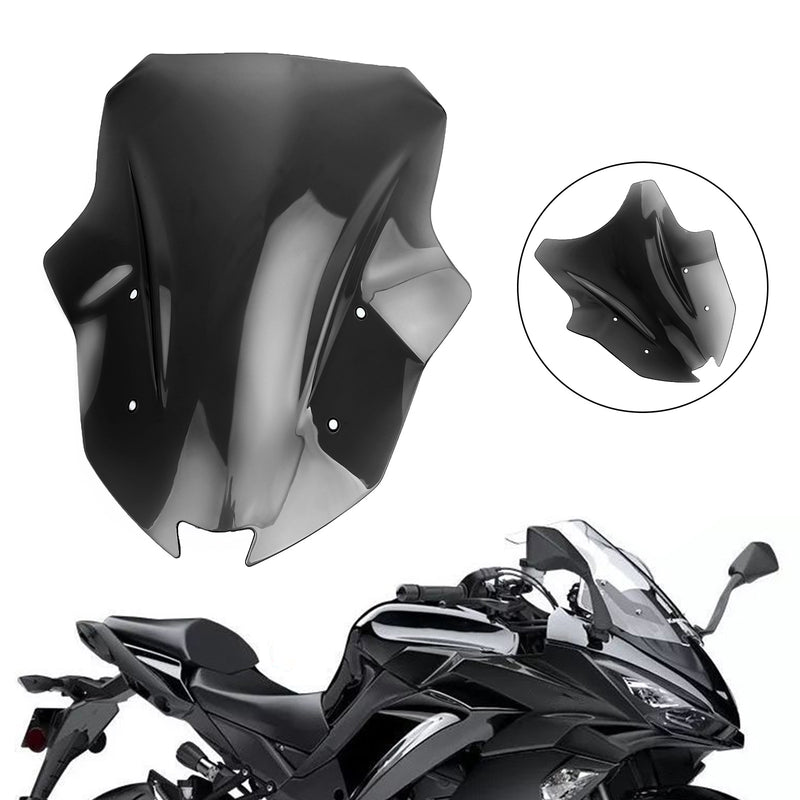 1x Motorcycle Windscreen Windshield For Kawasaki Ninja 1000 Z1000SX 2017-2019