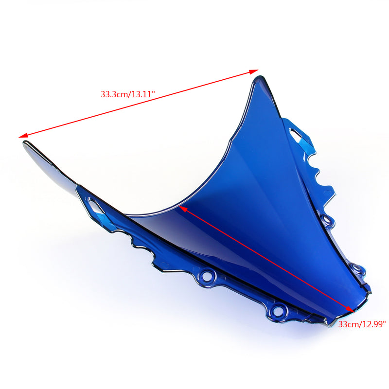 Windshield Windscreen Double Bubble For Yamaha YZF R6 600 (2006-2007) 6 Color Generic