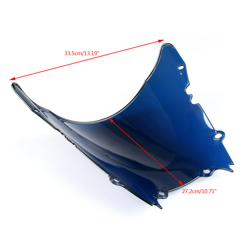 Windshield Windscreen Double Bubble For Yamaha YZF 600 R6 (1998-2002) 7 Color Generic