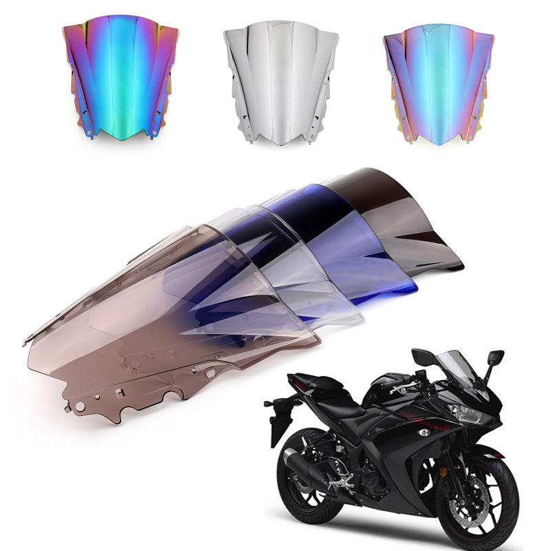 Windshield Windscreen For Yamaha YZF-R25 (2014-2016) YZF-R3 (2015-2016) 7 Color