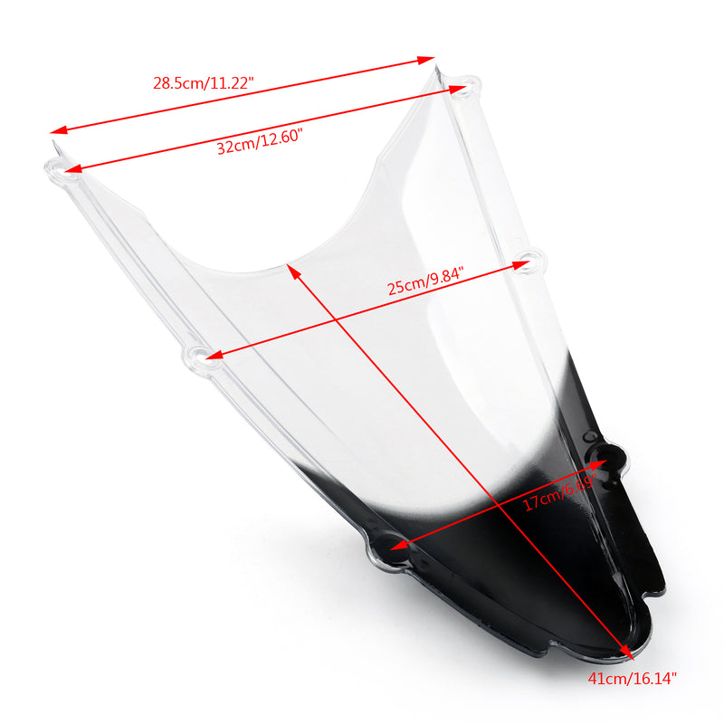 Windshield Windscreen Double Bubble For Yamaha YZF 1000 R1 (2000-2001) 6 Color Generic
