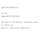 Windshield WindScreen + Bolts Bracket For Yamaha MT-07 FZ-07 (2013-2015) 2 Color Generic