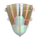 ABS Plastic Motorcycle Windshield WindScreen for Yamaha YZF R15 V3 2017-2020 Generic