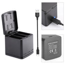 3 Slot Battery Charging Box Battery Storage Case for GoPro Hero 5 Hero 6/7 Black
