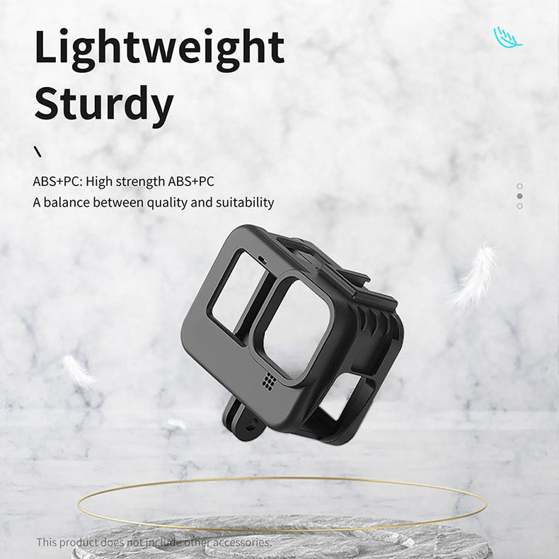 Camera Protective Case Cover With Cold Shoe Mount For GoPro HERO 9/10
