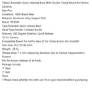 Motorcycle Helmet Mount Strap Front Chin Foldable For GoPro Osmo Camera