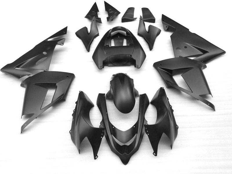 Fairings 2004-2005 Kawasaki ZX 10R Black Matte Ninja Racing Generic