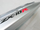 Fairings 2004-2005 Kawasaki ZX 10R Silver Black Ninja  Generic